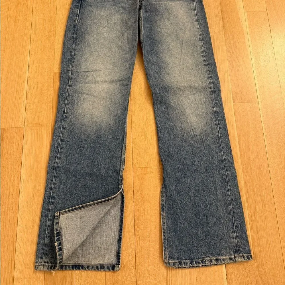 Classic Blue Women's Jeans with slit from Zara